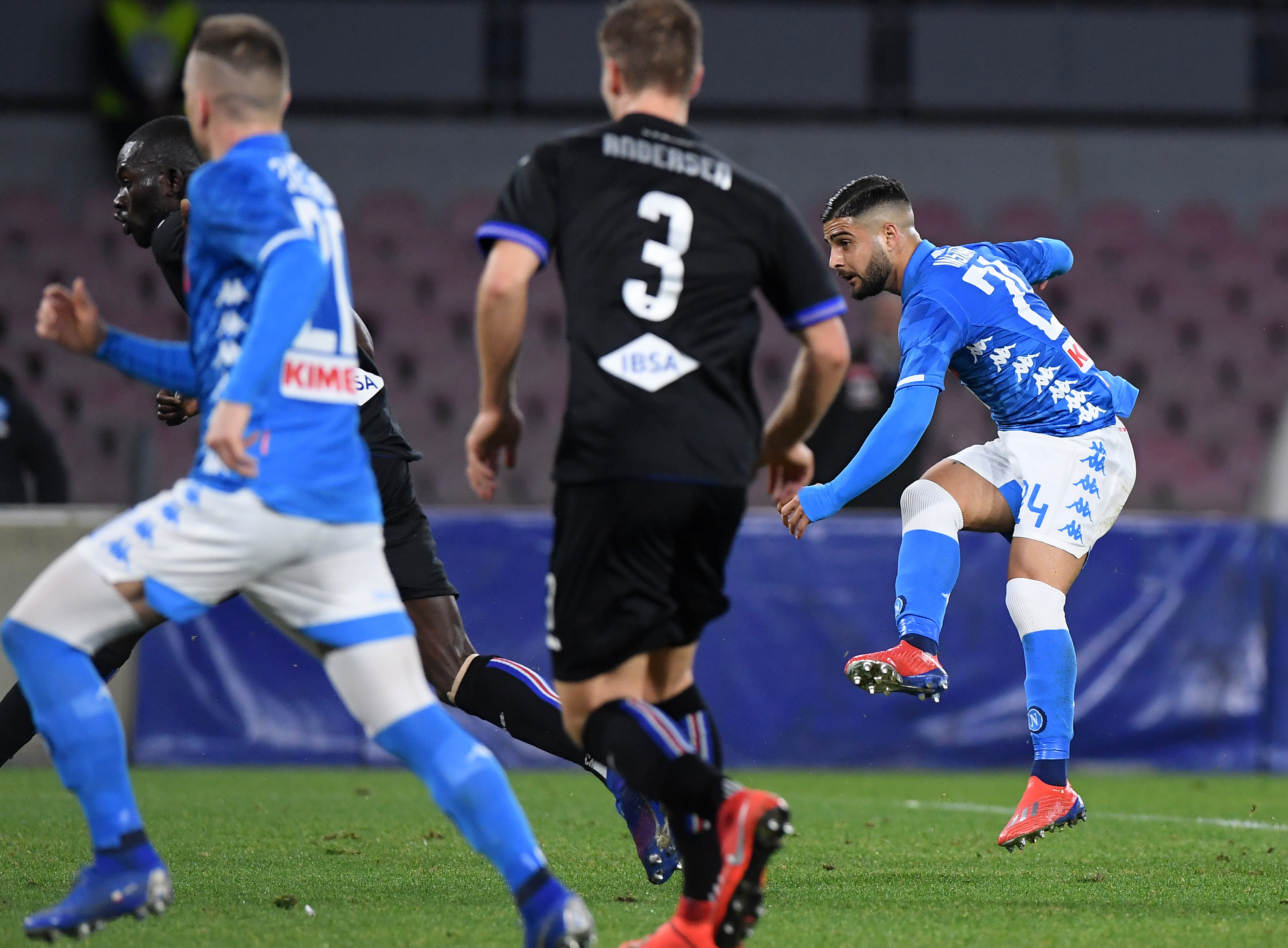 那不勒斯遭逆转,客场告负桑普多利亚 那不勒斯遭逆转,客场告负桑普多利亚