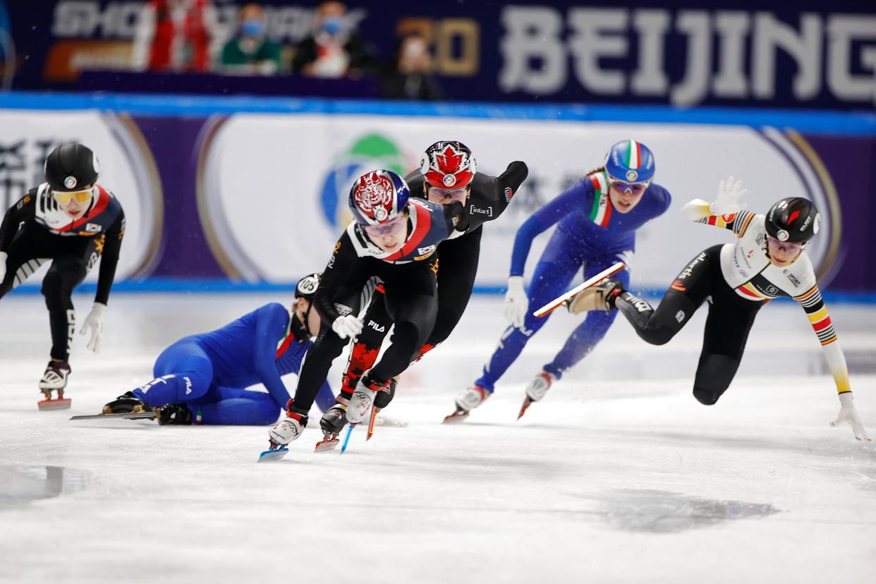 短道速滑队取得了骄人的成绩 短道速滑队取得了骄人的成绩